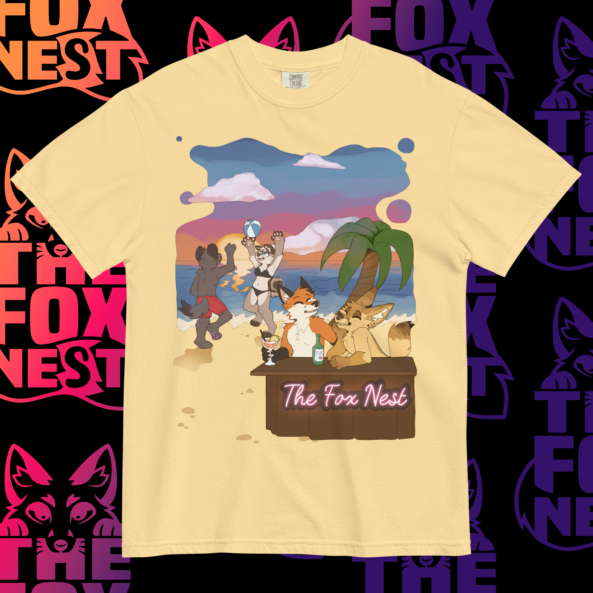 Beach Time - T-Shirt – The Fox Nest