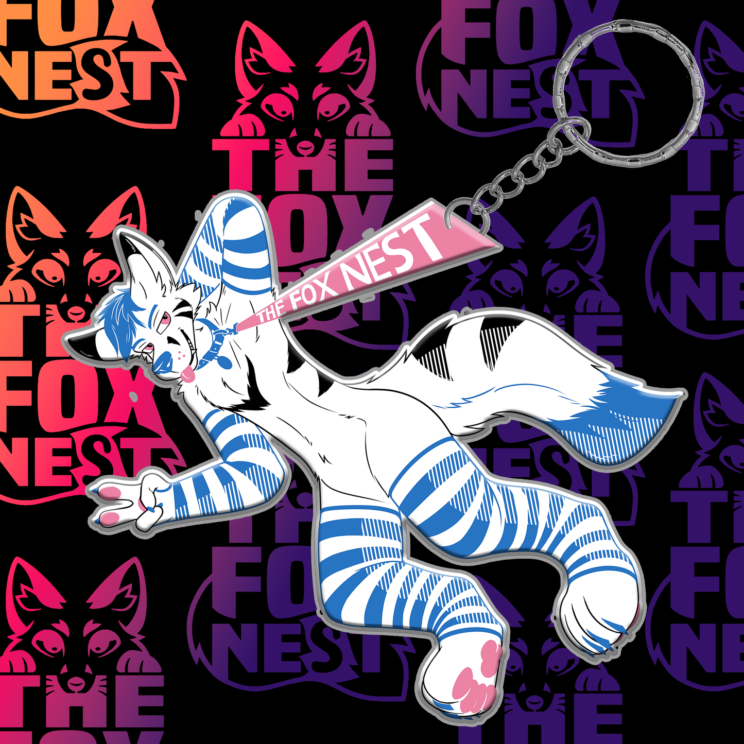 Femboy - Fox Keychain