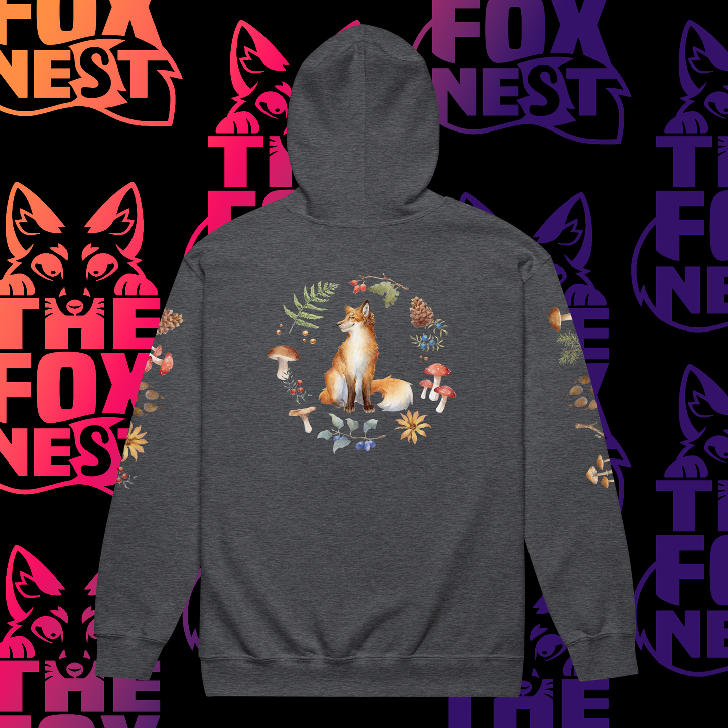 Leaves - Zipped Hoodie