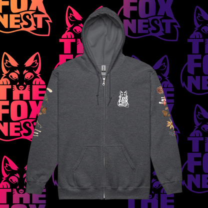 Leaves - Zipped Hoodie