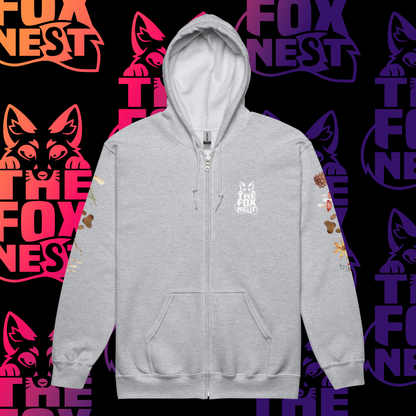 Leaves - Zipped Hoodie