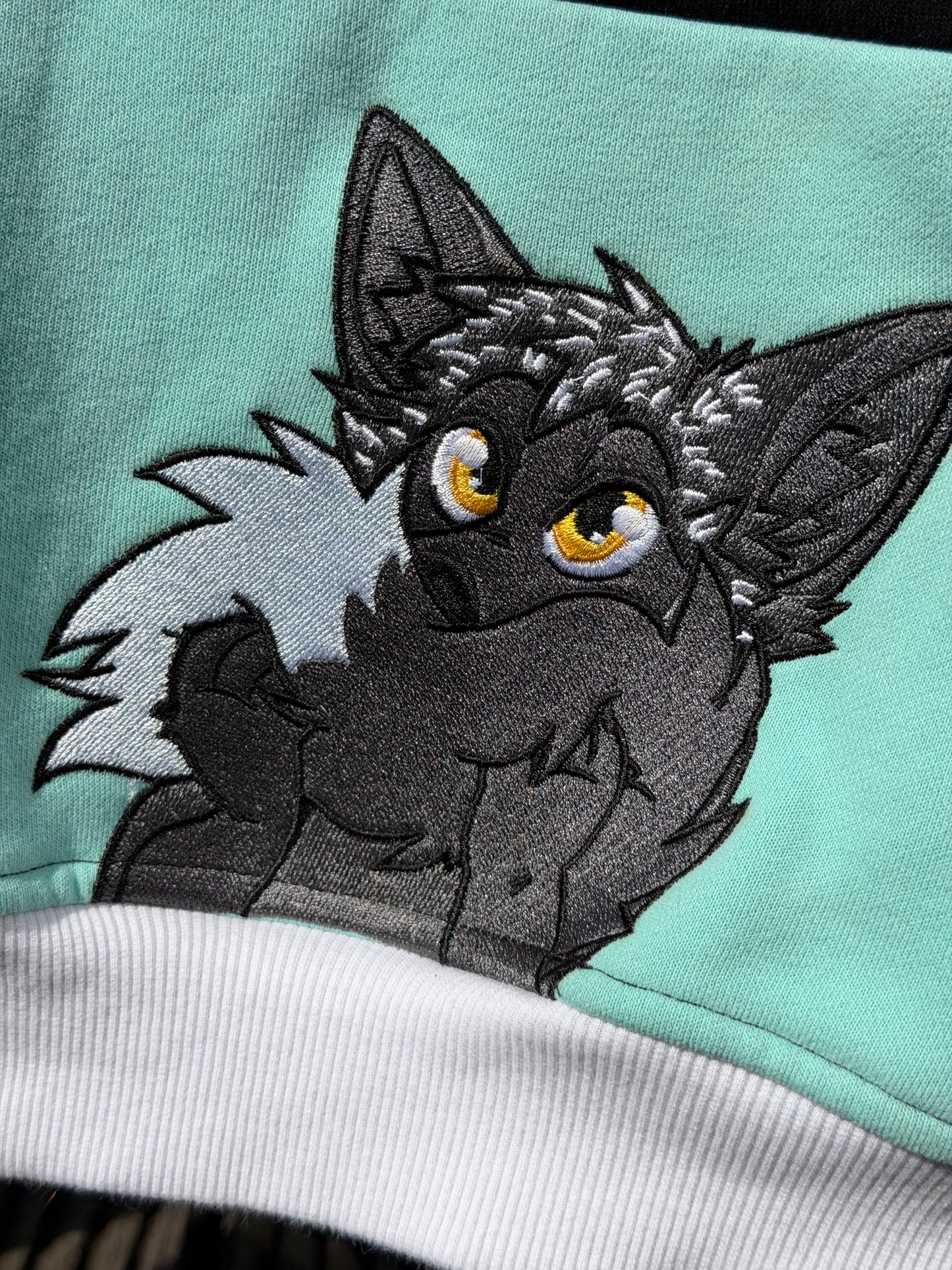 Preorder - Embroidered  Fox Sweater