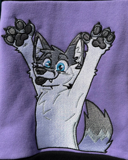 Preorder - Embroidered  Fox Sweater