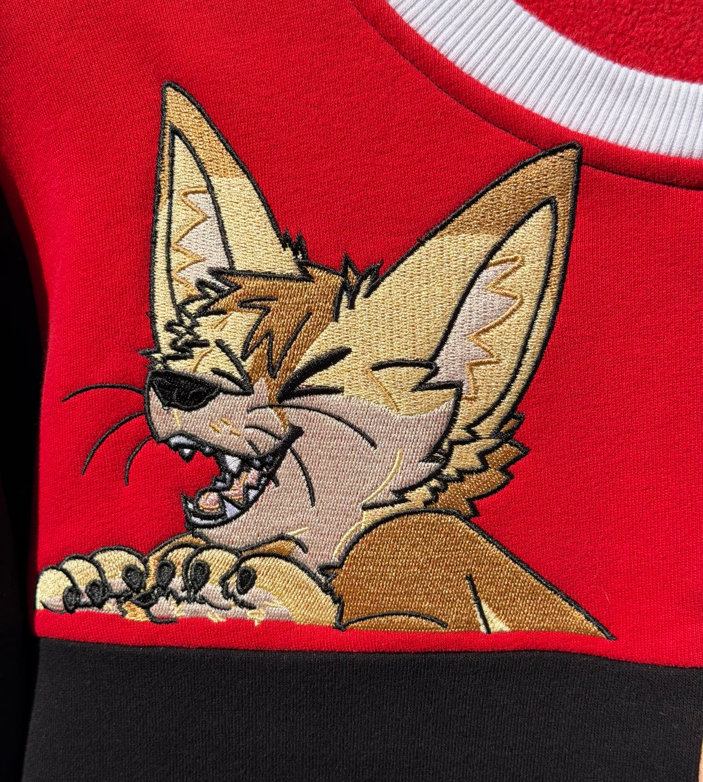 Preorder - Embroidered  Fox Sweater