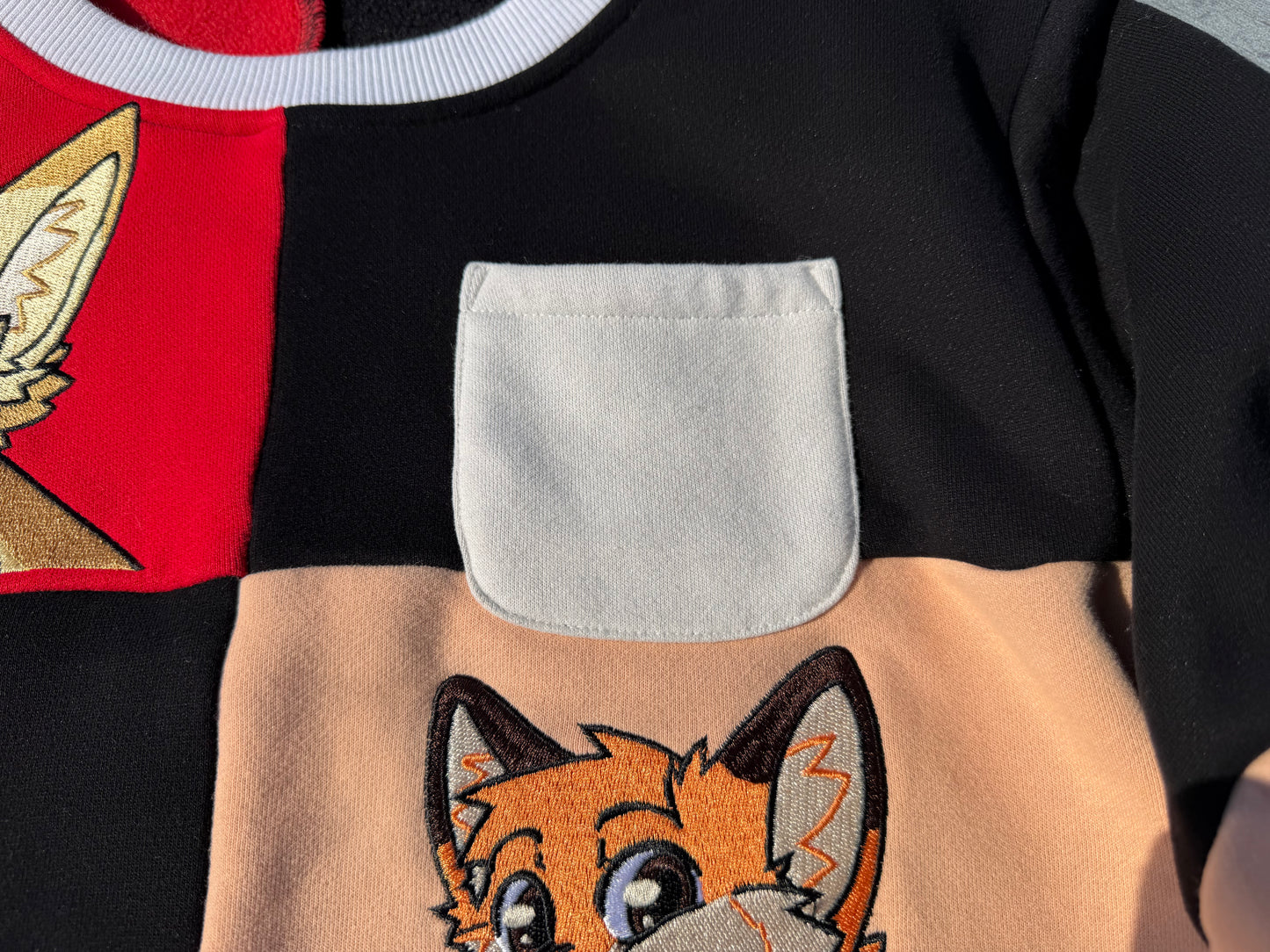 Preorder - Embroidered  Fox Sweater