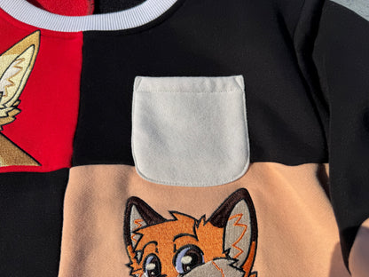 Preorder - Embroidered  Fox Sweater