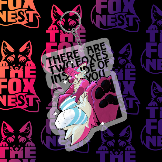 Kaomoro 2026 - "Foxes inside you?" Keychain