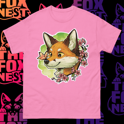 Flower Fox - T-Shirt