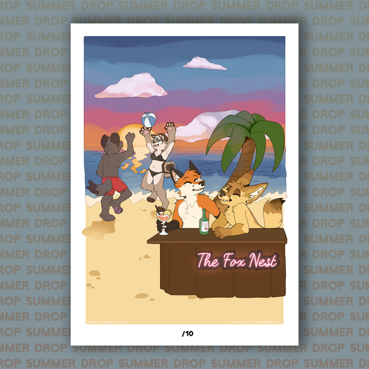 Summer 2025 - Beach Time A3 Print - 0/10