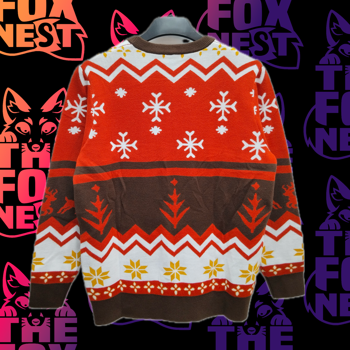 PREORDER - The Fox Nest - Knitted Christmas Pullover
