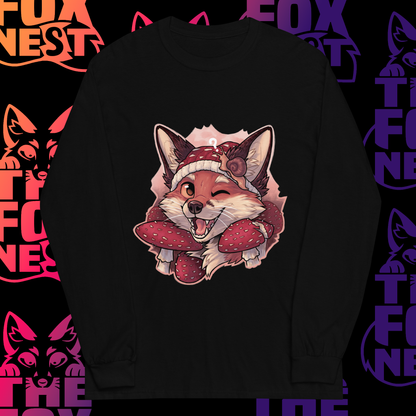 Mushroom Fox - Long Sleeve T-Shirt