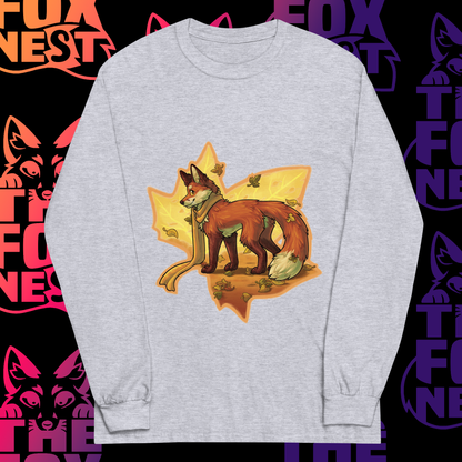 Leaves Fox - Long Sleeve T-Shirt