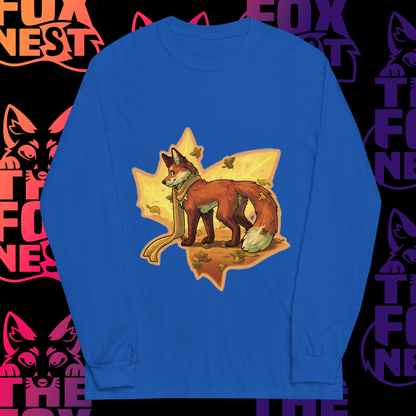 Leaves Fox - Long Sleeve T-Shirt